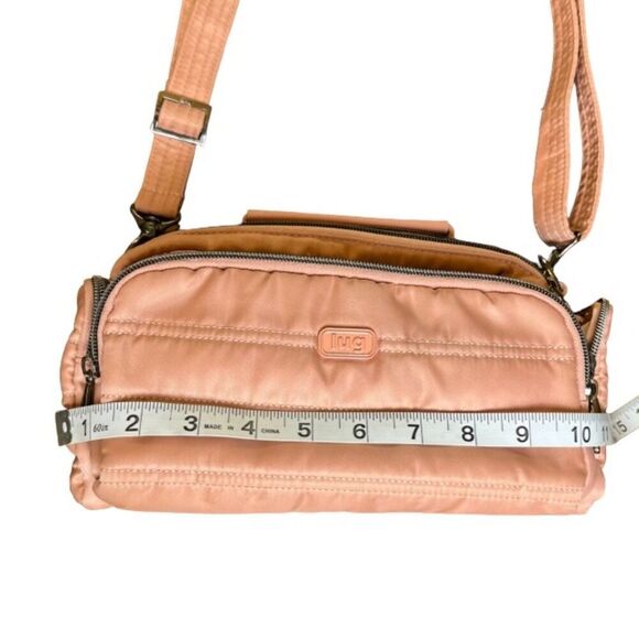 Lug Trolley CB Bag in Blush. (pink) Adjustable Crossbody strap and handle - Picture 14 of 15